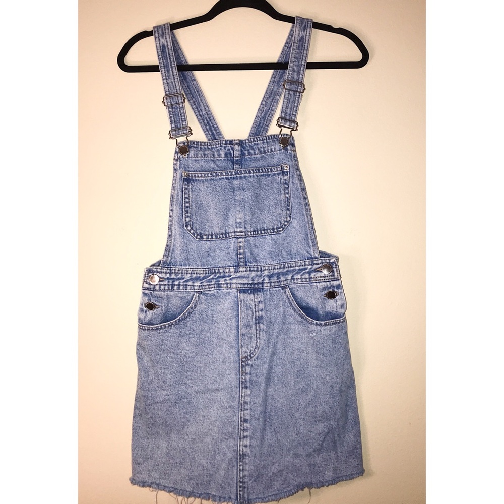 COPY - Adorable Denim Overall Skirt from H&M
